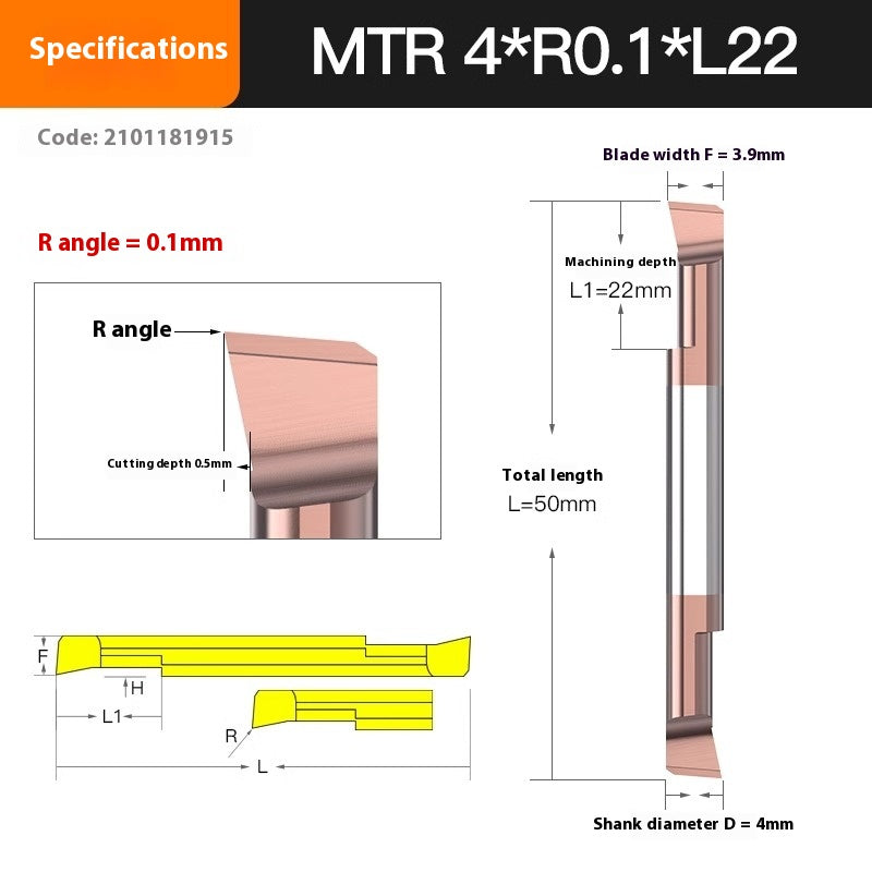 1132-MTR MIR MNR Dual Head Small Bore Boring Tools Tungsten Carbide Small Diameter Shock Resistant Bore Bar Turning Tools Cutting Tools Customized Shandong Denso Pricision Tools Co.,Ltd.